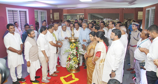 CM Siddaramaiah inaugurates new DC office complex “Praja Soudha” at Padil